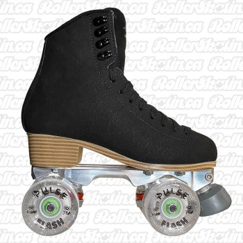 Jackson VISTA Viper Alloy Plate Suede Outdoor Clear Glitter Pulse Lite Roller Skates